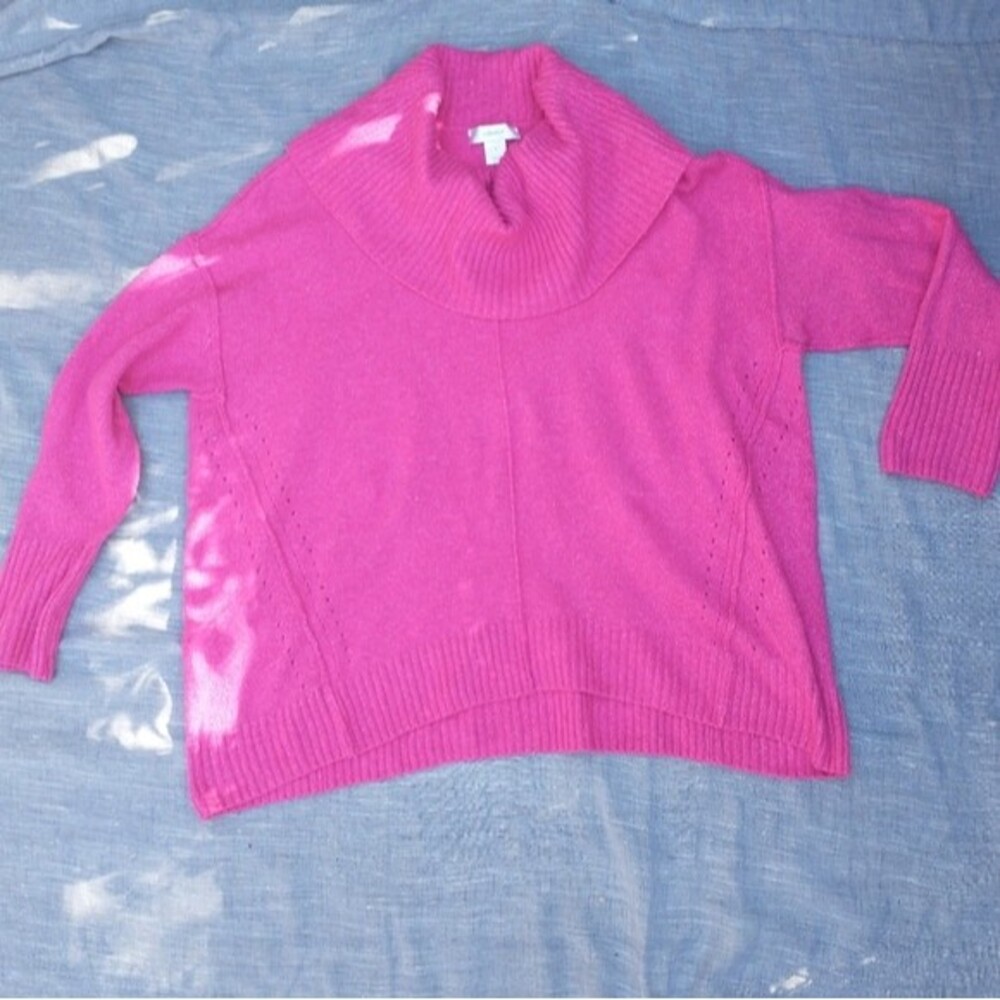 CJ Banks Cowl Neck Sweater